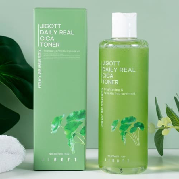 Тонер для лица Jigott Центелла Daily Real Cica Toner 300 мл ...
