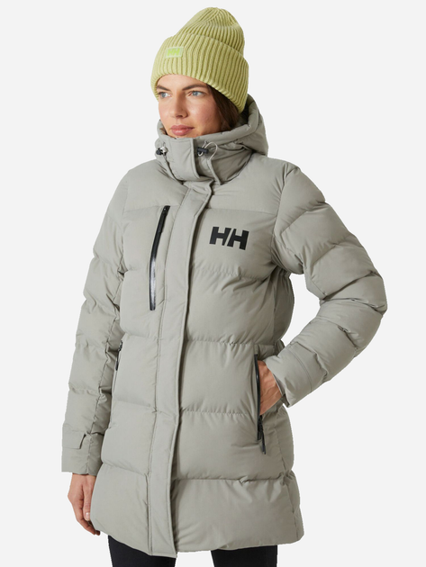 Акція на Куртка зимова жіноча Helly Hansen W Adore Puffy Parka 53205-885 L Сіра від Rozetka