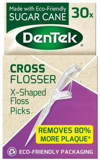 Нитка-флос DenTek Eco Cross Floser 30 (5060018880785) - зображення 1