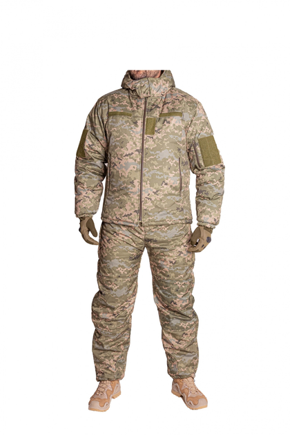 Форма военная зимняя костюм утеплитель Softshell + синтепон 200 (до -20) Пиксель размер M (FV- 001-M) - изображение 1