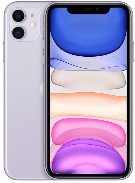 Мобильный телефон Apple iPhone 11 64GB Purple Slim Box (MHDF3) Официальная гарантия - изображение 1