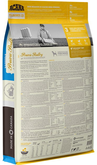 Sucha karma ACANA Prairie Poultry dla psów wszystkich ras 6 kg (0064992560614) - obraz 2