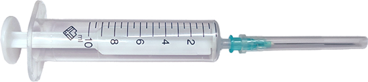 Шприц инъекционный двухкомпонентный одноразовый стерильный Arterium 10 мл с иглой 21G x 1 1/2 0.8 мм x 38 мм 100 шт (FG-AR-MP-00030) - изображение 2