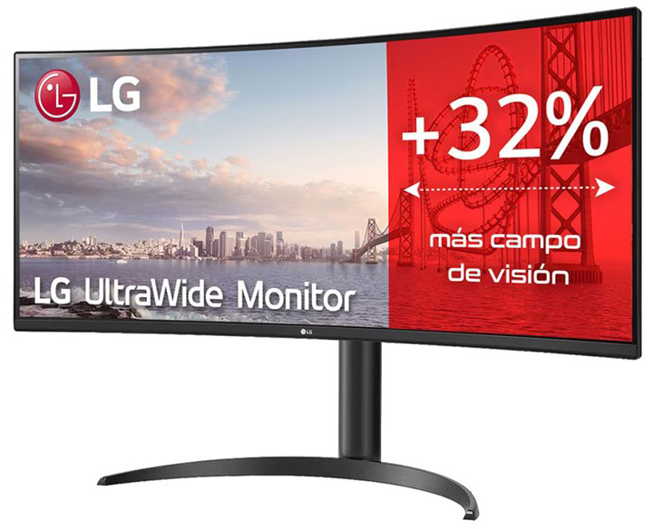 Monitor 34" LG 34WP75CP-B - obraz 3