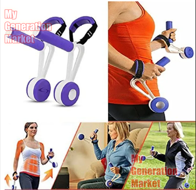 Обтяжувачі для природних рухів рук при ходьбі та бігу SWING WEIGHTS гантелі для занять фітнесом та спортивною ходьбою - зображення 7