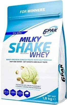 Протеїн 6PAK Nutrition Milky Shake Whey 1800 г Pistachio ice cream (5902811805582) - зображення 1