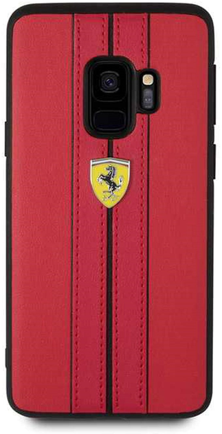 Etui plecki Ferrari Urban do Samsung Galaxy S9 Red (3700740426296) - obraz 1