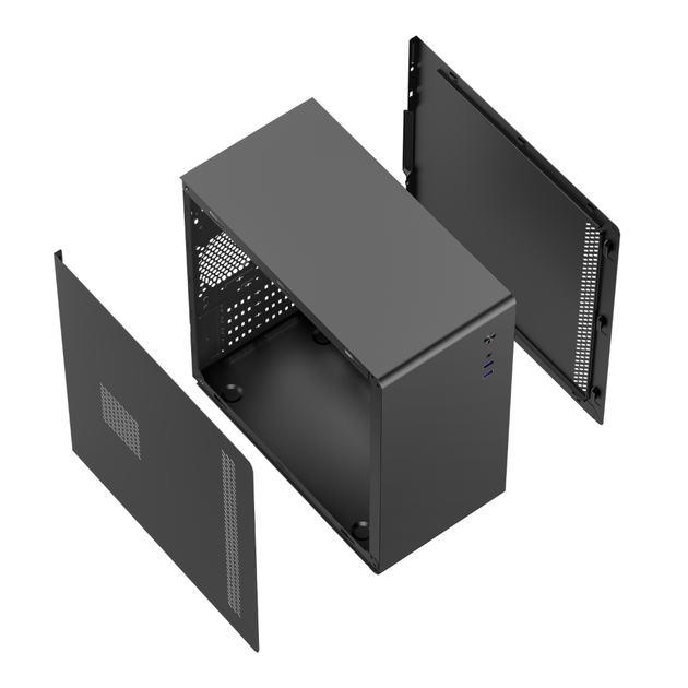 Корпус компьютерный Minіtower GameMax A200-BK-NP без блока питания Черный - изображение 5