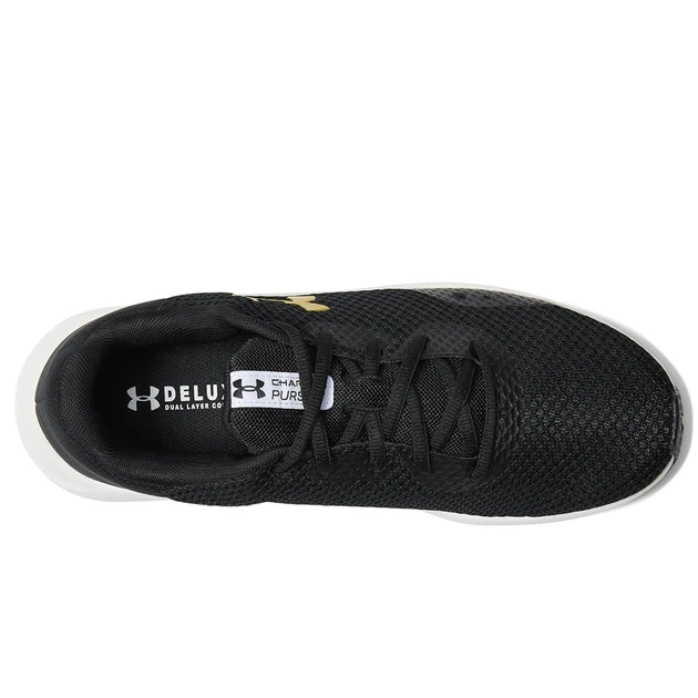 Кроссовки Under Armour Charged Pursuit 3 Black/Black/Metallic Gold, 48.5 (320 мм) (11846107) - Фото 3 Кроссовки Under Armour Charged Pursuit 3 Black/Black/Metallic Gold, 48.5 (320 мм) (11846107) - изображение 3