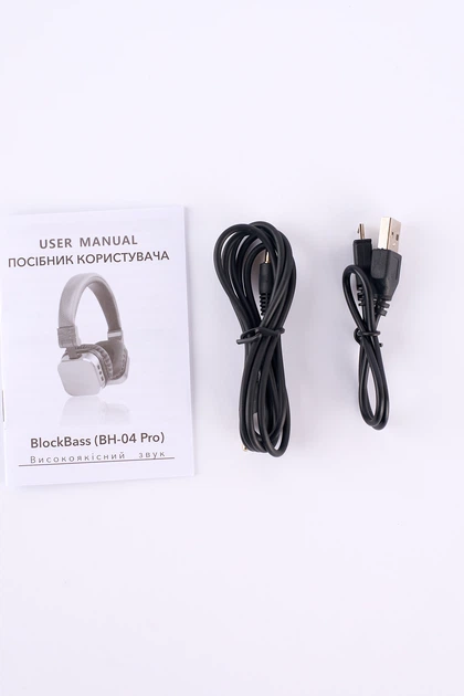 Бездротові навушники bluetooth DC BlockBass (BH-04 Pro) Чорний - Фото 6 Бездротові навушники bluetooth DC BlockBass (BH-04 Pro) Чорний - зображення 6