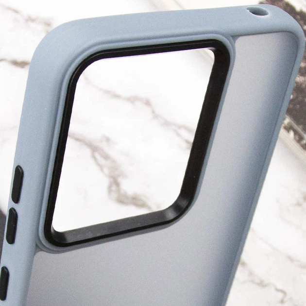 Чохол TPU+PC Lyon Frosted для Xiaomi Redmi 13C / Poco C65 Sierra Blue - изображение 5