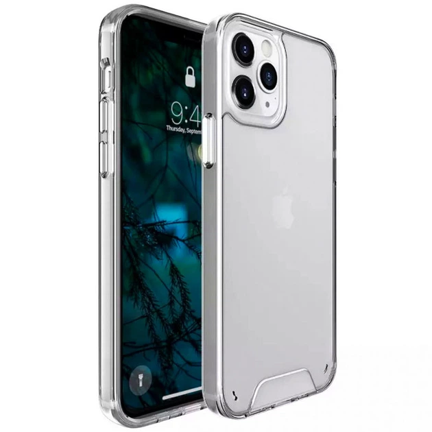 Противоударный чехол Epik для Apple iPhone 15 Pro Max (6.7") TPU Space Case transparent Прозрачный - Фото 1 Противоударный чехол Epik для Apple iPhone 15 Pro Max (6.7") TPU Space Case transparent Прозрачный - изображение 1