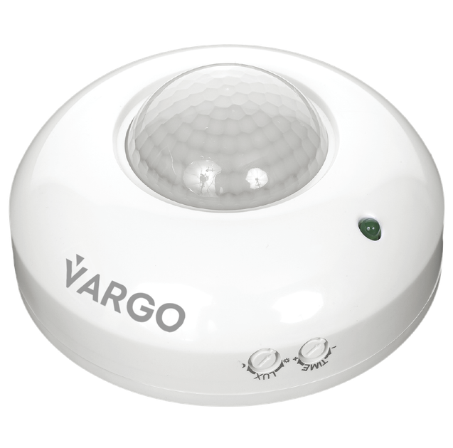 Датчик движения 360° (градусов) VARGO , Белый, Мощный, Автоматический (701246) для включения света (Включить свет) - изображение 3