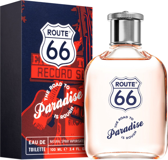 Туалетна вода для чоловіків Route 66 Paradise 100 мл (4011700932016) - зображення 1