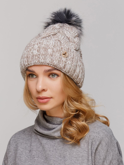Шапка женская Merlini МоникаМ 550795 56-60 Бежевая (MER550795) – в ...