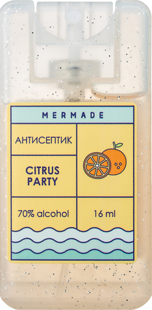 Акція на Антисептик-спрей для рук Mermade Citrus Party 16 мл від Rozetka