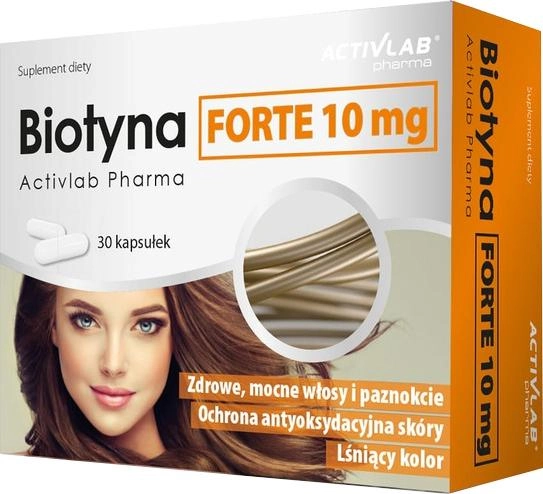 Добавка ActivLab Biotyna Forte 30 таблеток (5903260901061) - зображення 1