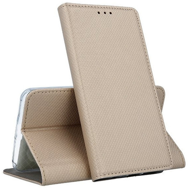 Etui z klapką Smart Magnet Book do Samsung Galaxy S23 Plus Gold (5905359810414) - obraz 1