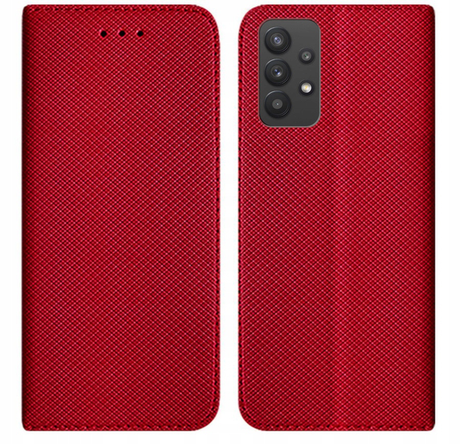 Etui z klapką Smart Magnet Book do Samsung Galaxy A32 LTE Red (5903919063546) - obraz 1