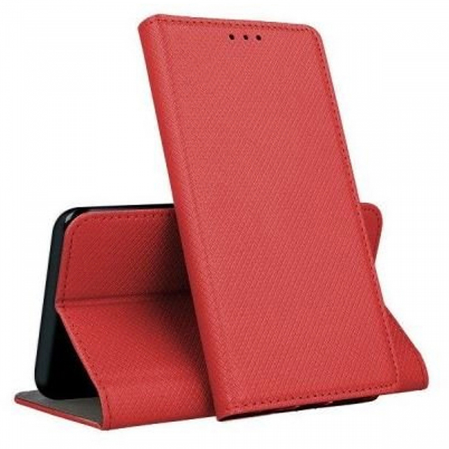 Etui z klapką Smart Magnet Book do Samsung Galaxy S21 FE Red (5903919066998) - obraz 2