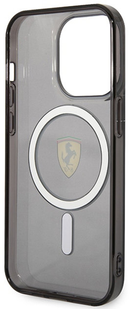 Панель Ferrari Translucent Magsafe Ferrari для Apple iPhone 14 Pro Max Чорний (3666339121082) - зображення 2