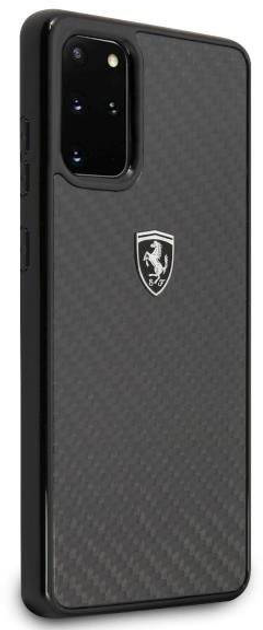 Etui plecki Ferrari Carbon Heritage do Samsung Galaxy S20 Plus Black (3700740473399) - obraz 1