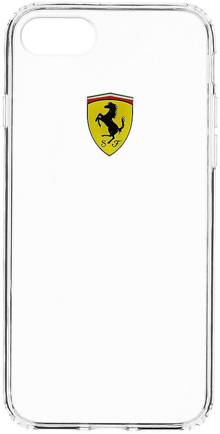 Etui plecki Ferrari do Apple iPhone 7/8 Transparent (3700740388556) - obraz 1