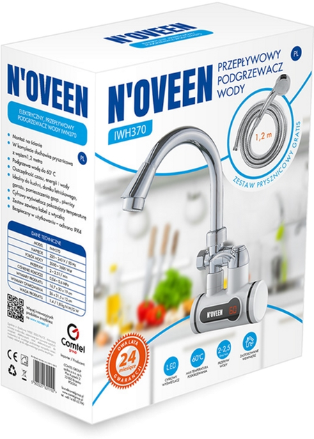Электрический водонагреватель кран Noveen IWH370 - изображение 5