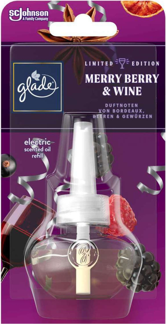 Wkład do odświeżacza powietrza Glade Merry Berry & Wine 20 ml (5000204273120) - obraz 1