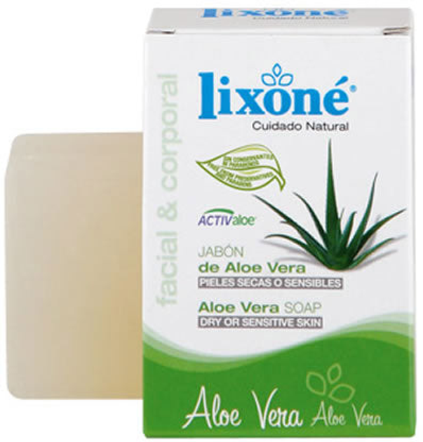 Мило Lixone Aloe Vera Soap Dry Or Sensitive Skin 125 г (8411905005403) - зображення 1