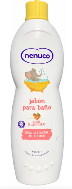 Рідке мило для дітей Nenuco Liquid Soap Almond Milk 750 мл (8413600490478) - зображення 1