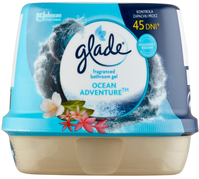 Ароматизований гель для ванної кімнати Glade Ocean Adventure 180 гр (5000204184808) - зображення 1