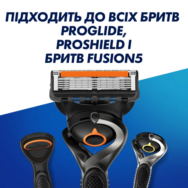 Сменные картриджи для бритья (лезвия) мужские Gillette Fusion5 ProGlide 4 шт (7702018085514) - изображение 6
