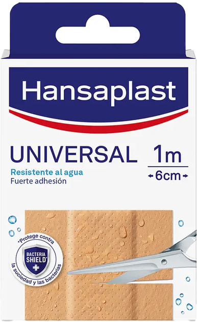 Пластирі Hansaplast Universal Resistente Al Agua 1 м x 6 см (4005800174902) - зображення 1