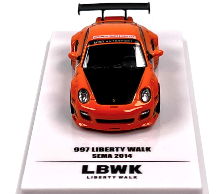 Модель автомобіля Porsche 911 (997) Liberty Walk Sema Show by INNO64, Scale 1:64 - зображення 6