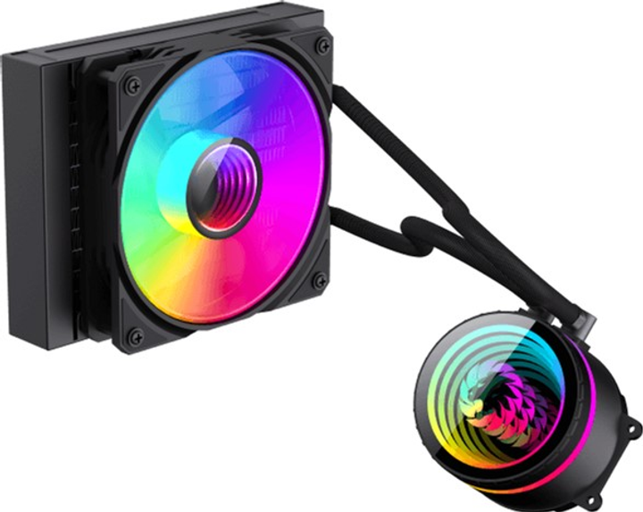 Система жидкостного охлаждения GameMax Iceburg 120 Black infinity (3704175) - изображение 6