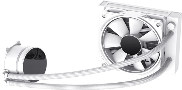 Система жидкостного охлаждения GameMax Iceburg 120 White infinity (3704176) - изображение 9