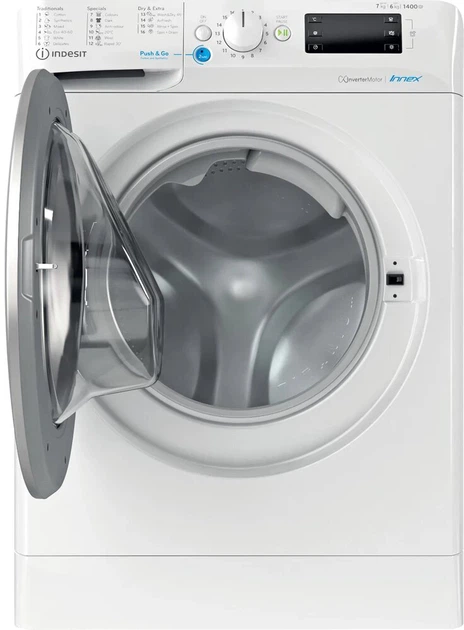 Pralko-suszarka Indesit BDE 76435 9 WS EE - obraz 4