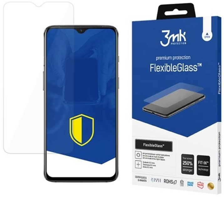 Szkło hybrydowe 3MK FlexibleGlass dla OnePlus 7 (5903108142953) - obraz 1