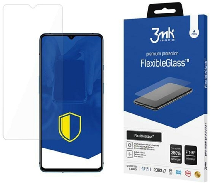 Szkło hybrydowe 3MK FlexibleGlass dla OnePlus 7T (5903108209274) - obraz 1