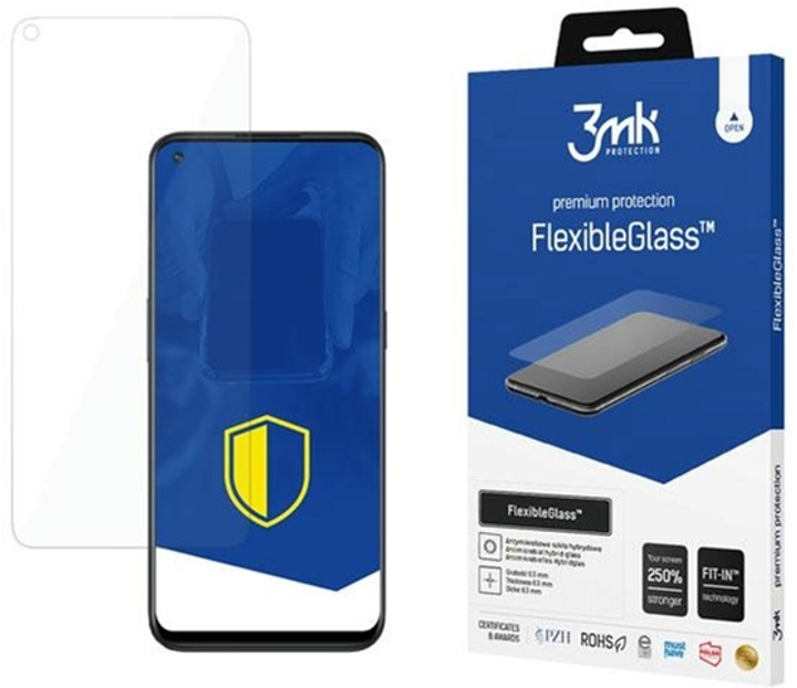 Szkło hybrydowe 3MK FlexibleGlass dla OnePlus Nord N100 (5903108403528) - obraz 1