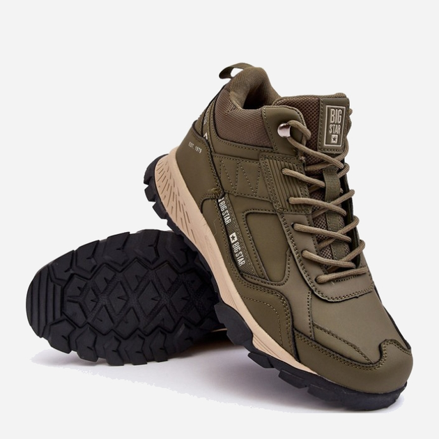 Buty trekkingowe męskie niskie Big Star MM174163 45 Zielone (5900714689247) - obraz 3