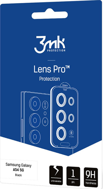 Захисне скло 3MK Lens Protection Pro для камери Samsung Galaxy A54 5G з монтажною рамкою (5903108525251) - зображення 5