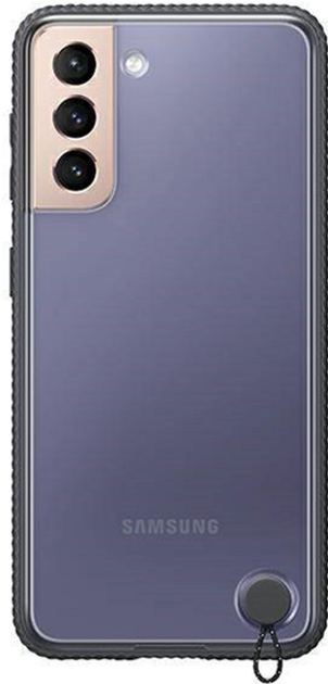 Etui plecki Samsung Clear Protective Cover do Galaxy S21 Plus Black (8806090962721) - obraz 1