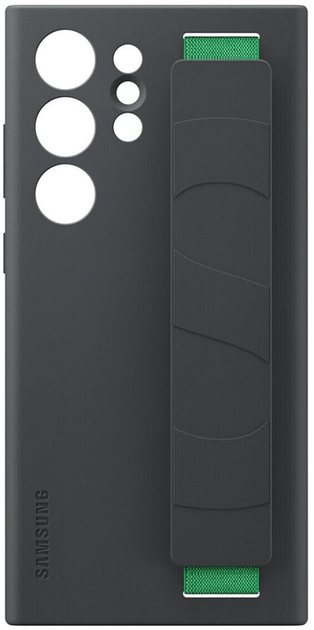 Etui plecki Samsung Silicone Grip Case do Galaxy S23 Ultra Black (8806094768848) - obraz 1