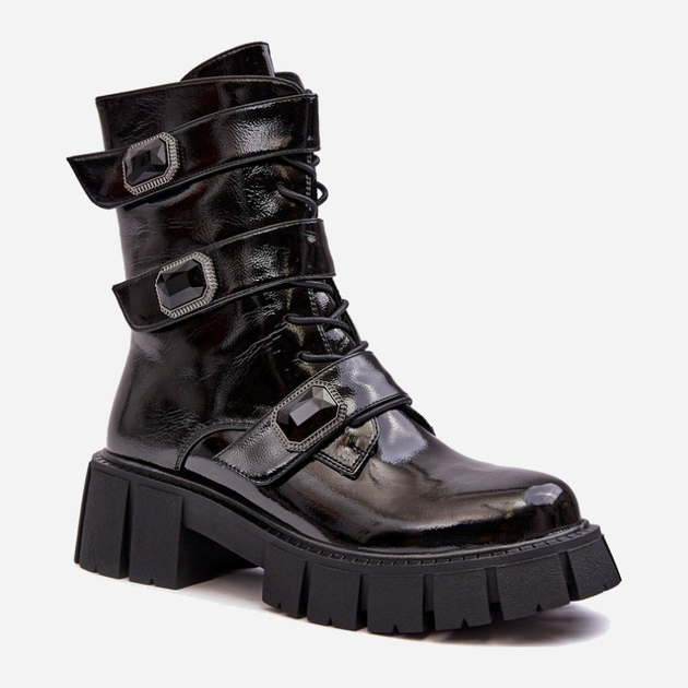 Жіночі зимові черевики високі S.Barski MR870-61 40 Чорні (5905677937183) - зображення 2
