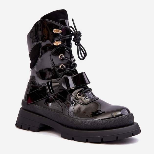 Жіночі зимові черевики високі Nahili 41 Чорні (5905677943764) - зображення 2