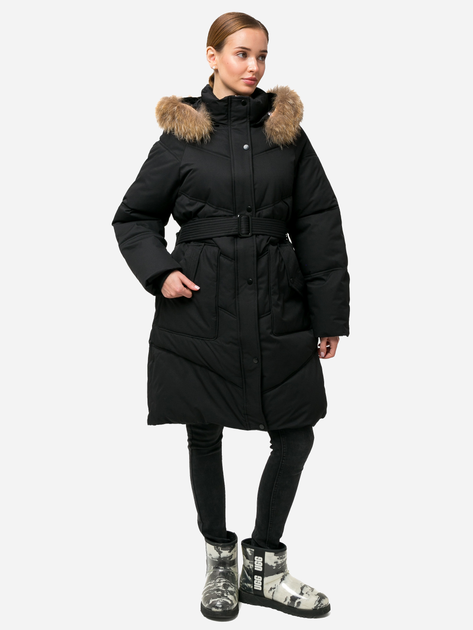 Куртка зимняя длинная женская Icon ID23186black S Черная ...