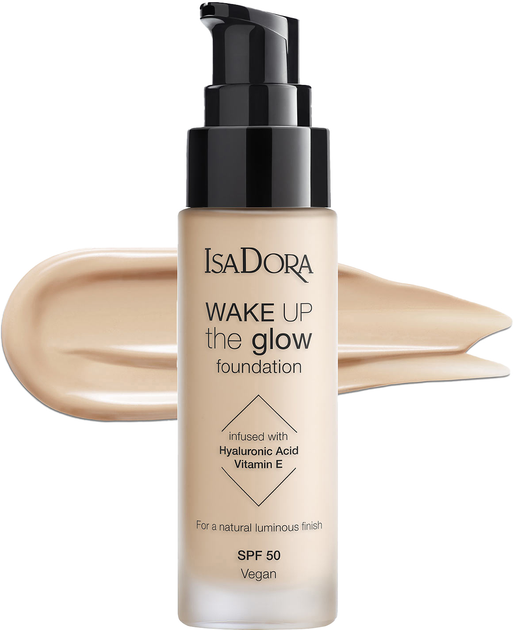 Тональна основа IsaDora Wake Up the Glow SPF 50 N1 Neutral Fair 30 мл (7317851143217) - зображення 1