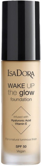 Тональна основа IsaDora Wake Up the Glow Foundation SPF 50 W5 Warm Medium 30 мл (7317851143286) - зображення 1